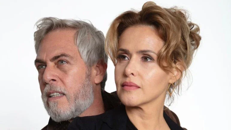 Anderson Müller e Leona Cavalli no espetáculo 