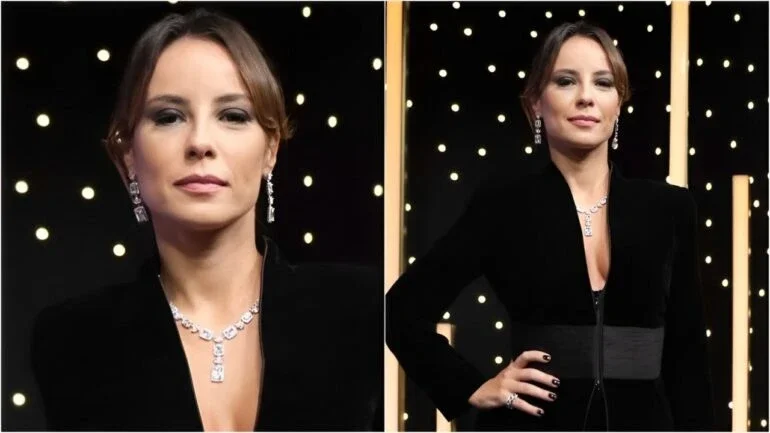 Andréia Horta se emociona durante transmissão do Oscar 2024, no TNT: 