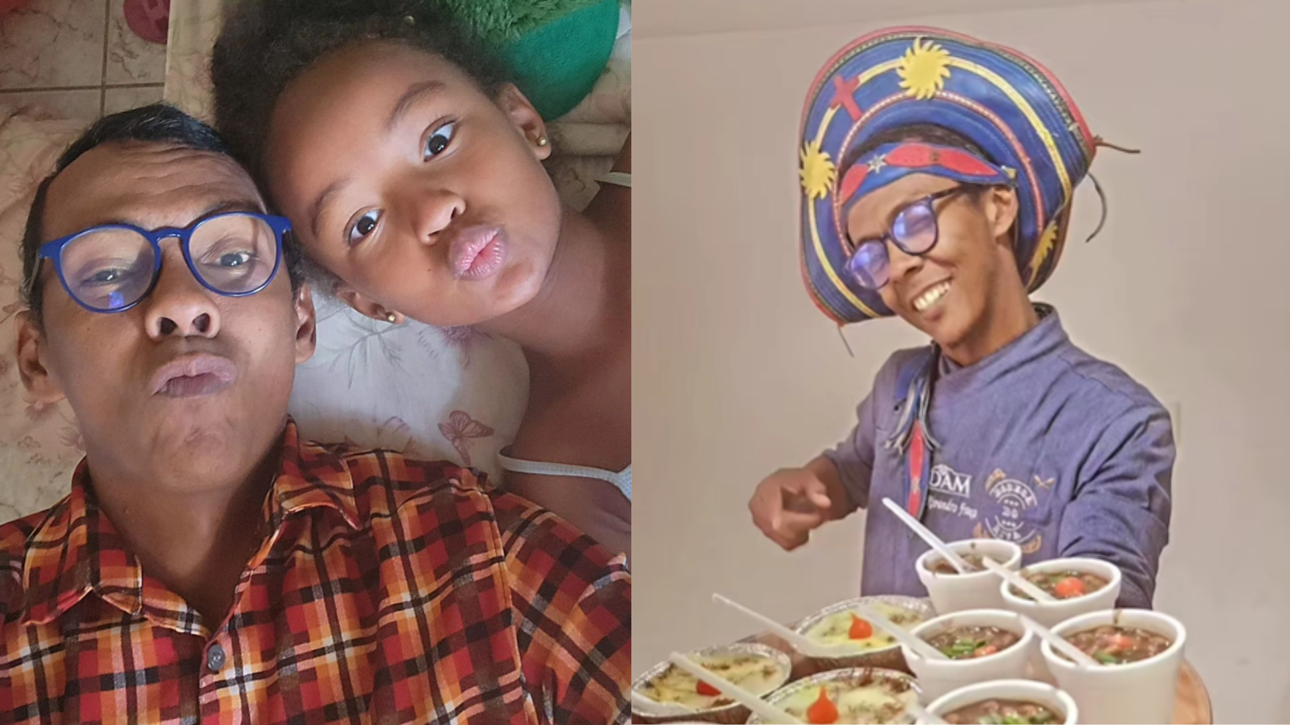 Ex-apresentador do SBT morre aos 45 anos; causa ainda é desconhecida 2 Chef Rivandro França ao lado da sua filha e mostrando algumas das suas criações na cozinha