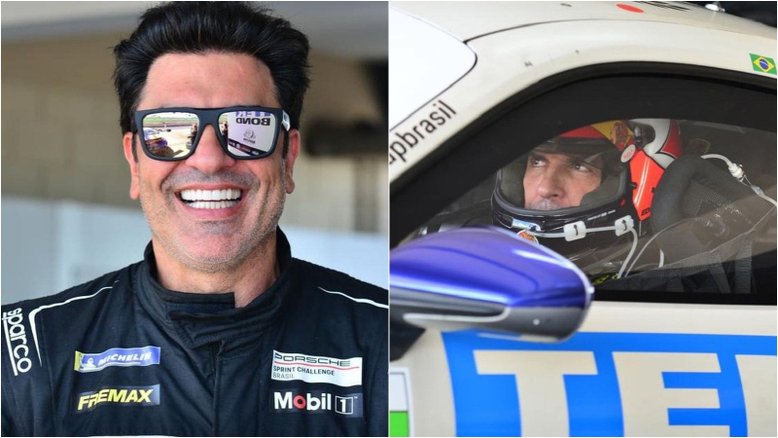 Edu Guedes anuncia participação em campeonato de automobilismo e ganha apoio de Ana Hickmann