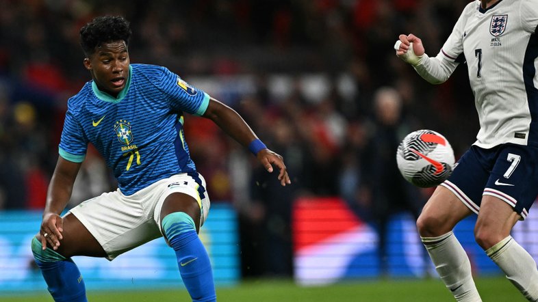 Endrick encanta imprensa da Espanha com gol pelo Brasil: 'Conquistou Wembley'