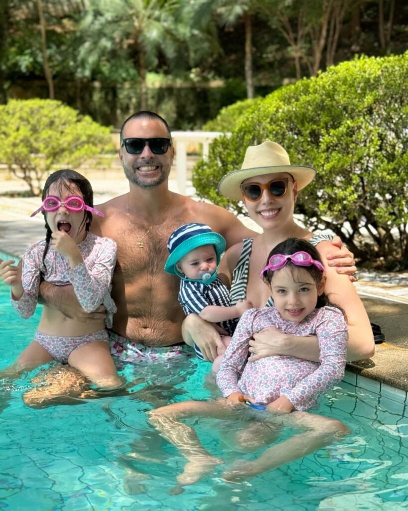 Fabiana Justus curte piscina em família antes de voltar para internação: 'Não vai ser fácil'
