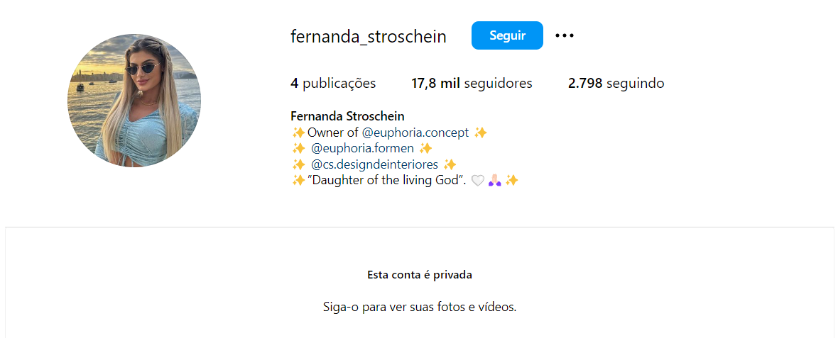 Perfil de Fernanda Stroschein