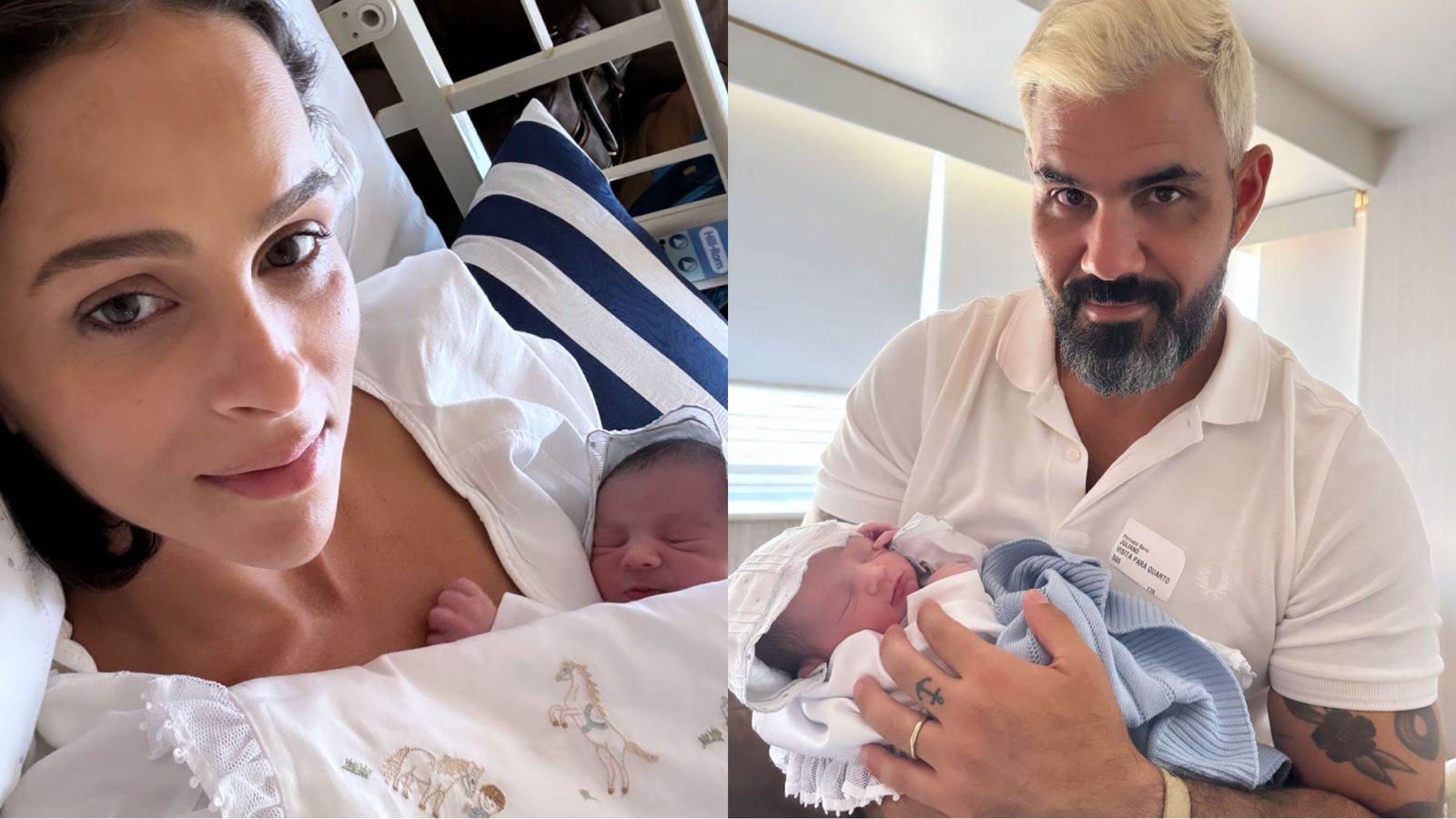Ator Juliano Cazarré anuncia nascimento de seu 6º filho