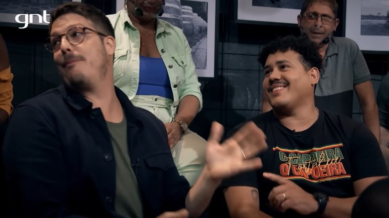 Lucas Henrique e Fábio Porchat