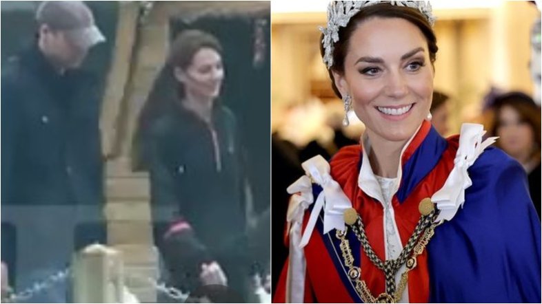 Kate Middleton teria sido flagrada ao lado do príncipe William após ‘sumiço’, afirma site
