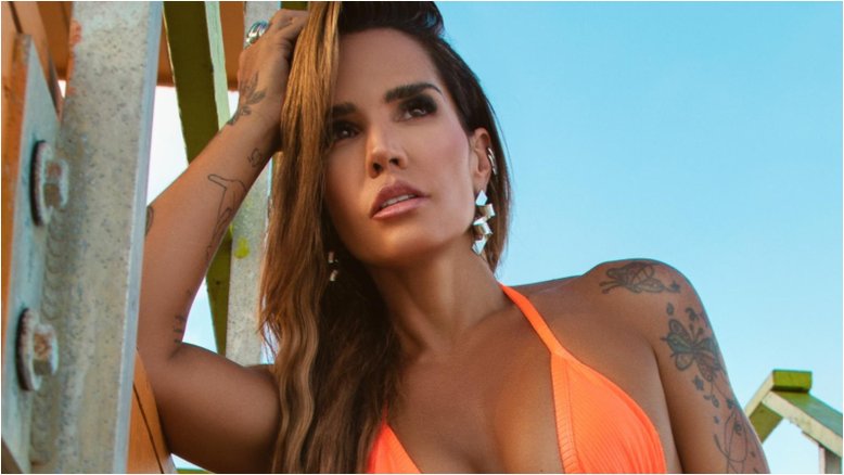 Taty Zatto celebra aniversário de 46 anos em Miami Beach com ensaio exclusivo