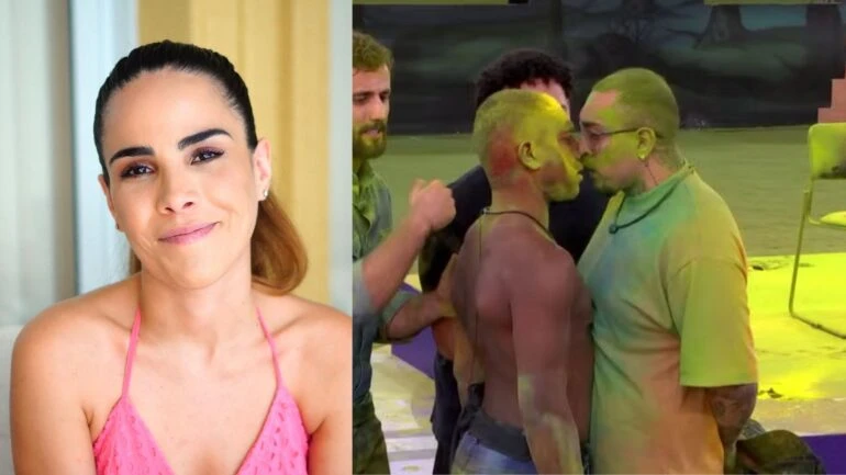 Wanessa Camargo (esq.) e Davi e MC Bin Laden (dir.)
