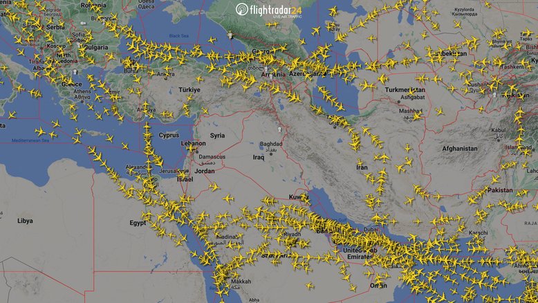 Flightradar24.Com/Divulgação via REUTERS