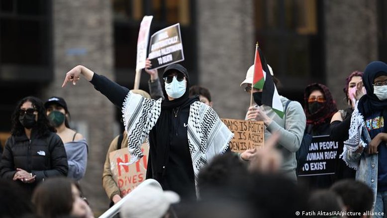 Protestos pró-palestinos se espalham por universidades dos EUA