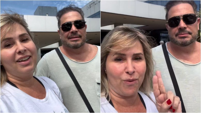 Andréa Sorvetão atualiza tratamento de câncer de Conrado: ‘Um ano da segunda operação’