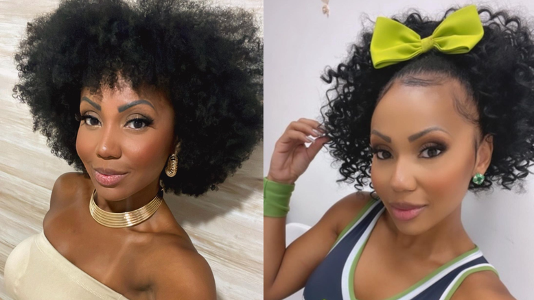 Cintia Mello fez um vídeo desabafando sobre comentários que recebeu sobre seu cabelo
