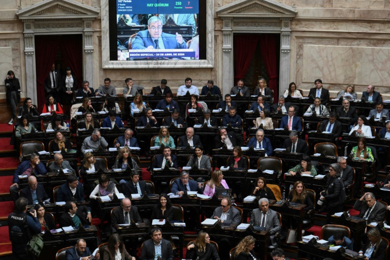 Congresso argentino debate pacote de reformas crucial de Milei