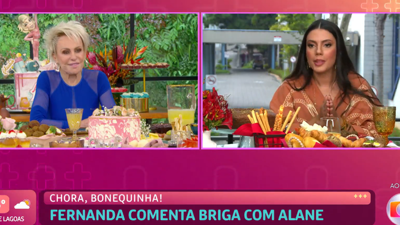 BBB24: Ana Maria Braga e Fernanda protagonizam climão durante o 'Mais Você'