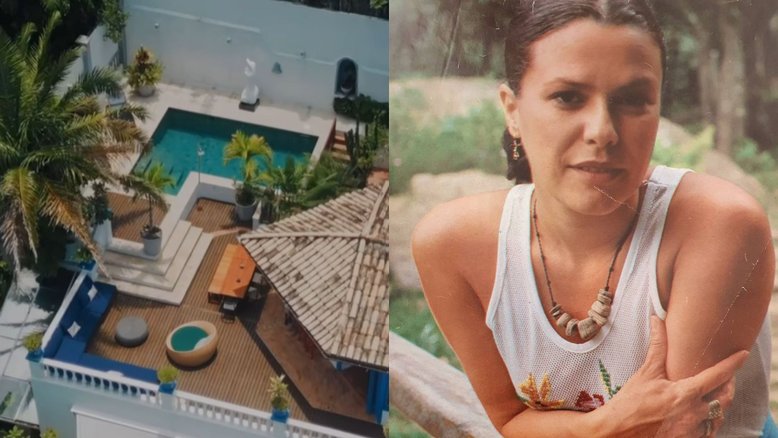 Vista panorâmica da casa em que viveu Elis Regina