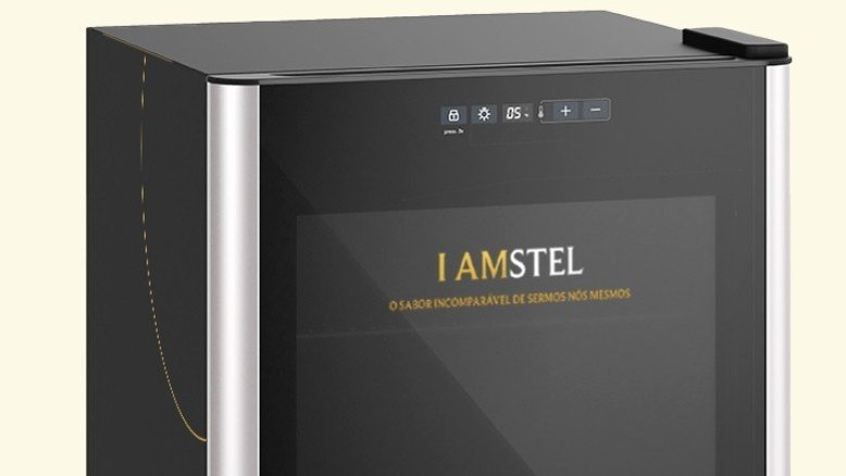 Amstel e Electrolux se unem em collab inédita e criam cervejeira exclusiva