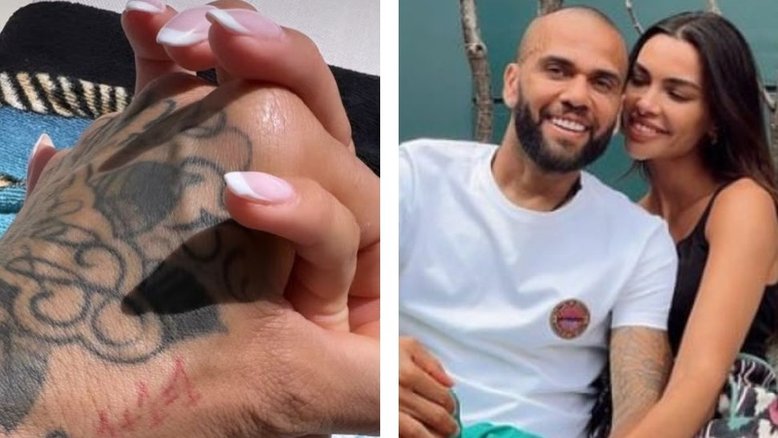 Condenado por estupro, Daniel Alves aparece de mãos dadas com Joana Sanz após deixar prisão