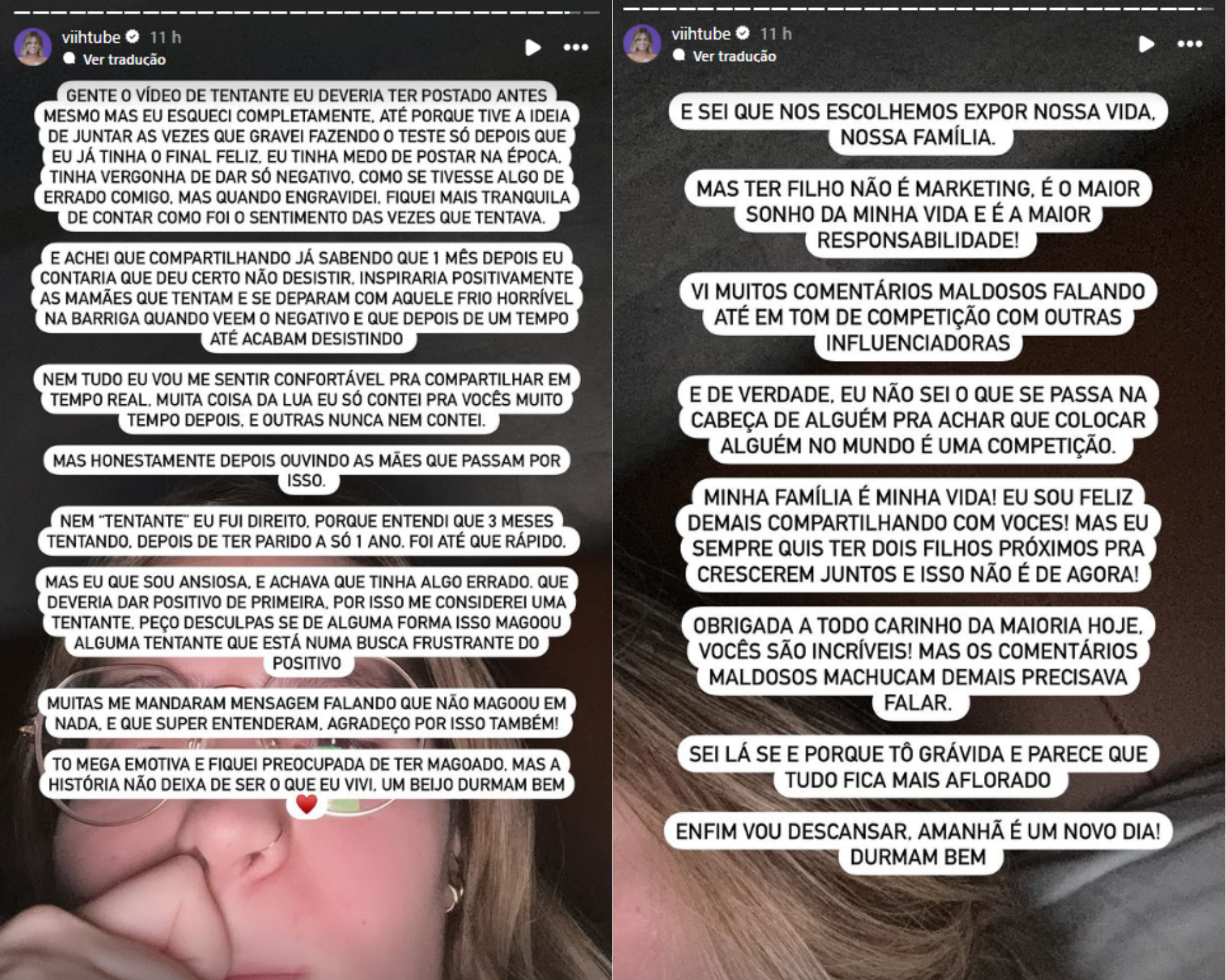 Viih Tube descarta marketing em anúncio de gravidez: 'Maior sonho da minha vida' 2 Viih Tube descarta marketing em anúncio de gravidez: 'Maior sonho da minha vida'