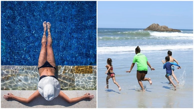 Hotel beira-mar em Juquehy propõe descanso para família e atividades infantis