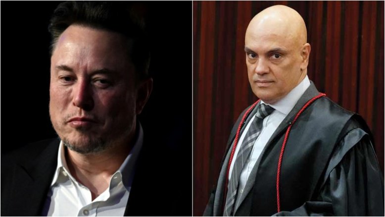 Elon Musk chama Alexandre de Moraes para debate após ser incluído em inquérito do STF