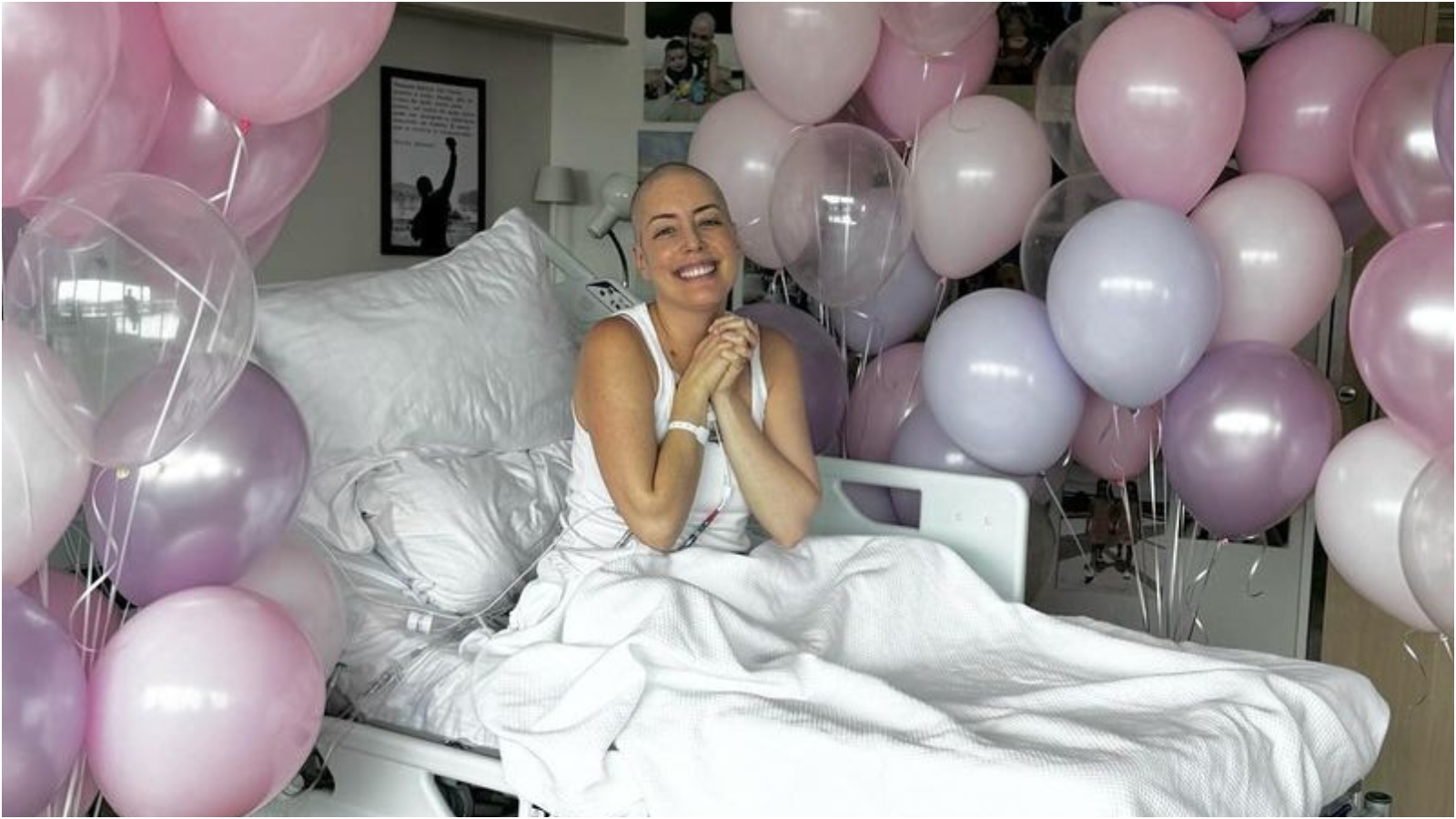 Fabiana Justus comemora resultado do transplante de medula: 'Renascimento'