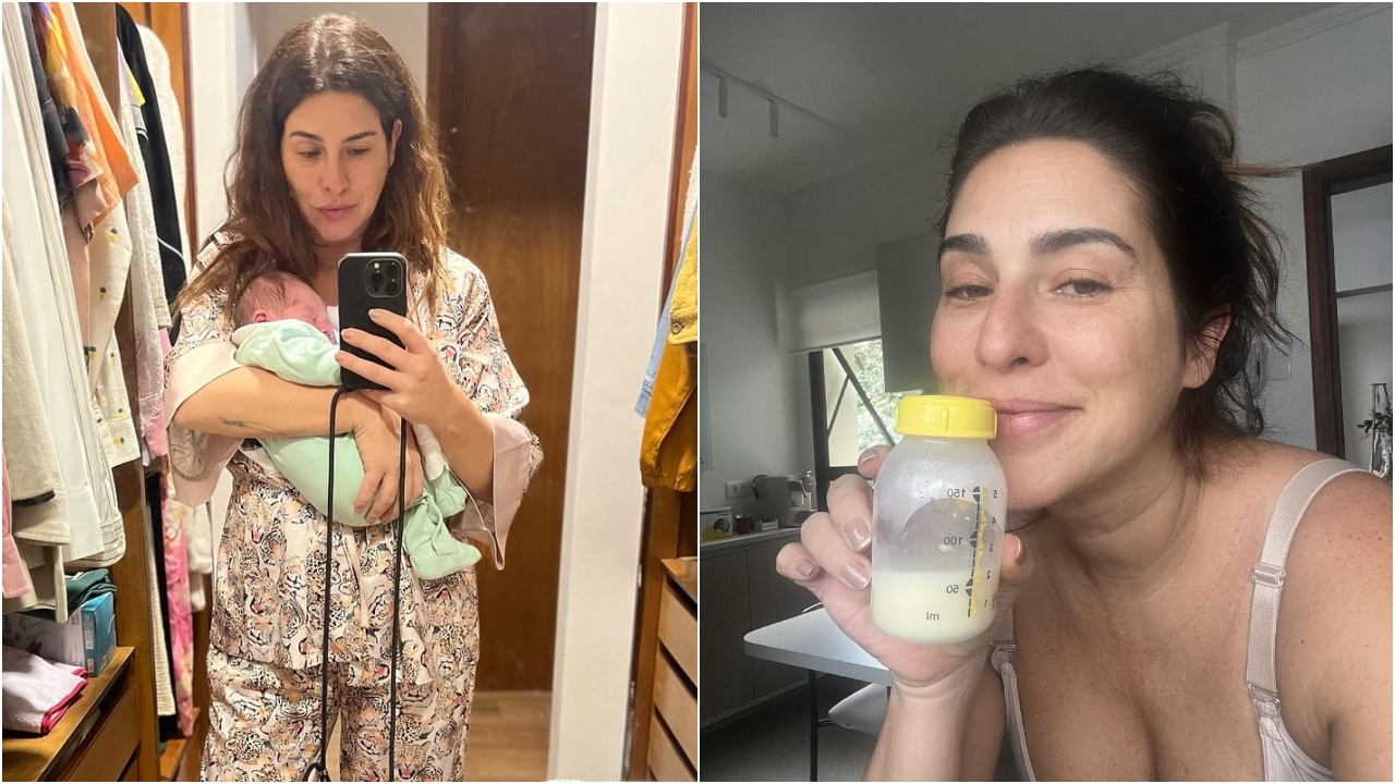 Fernanda Paes Leme faz desabafo sobre 'primeiro fim de semana sendo mãe': 'Medo e gratidão'