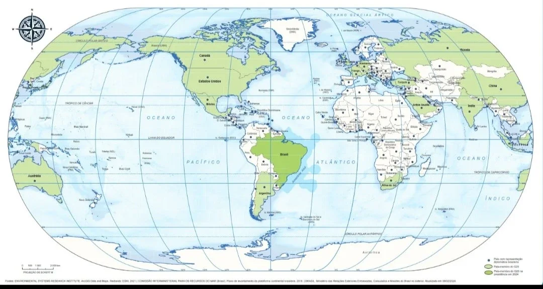 IBGE lança novo atlas e coloca Brasil no centro do mapa-múndi