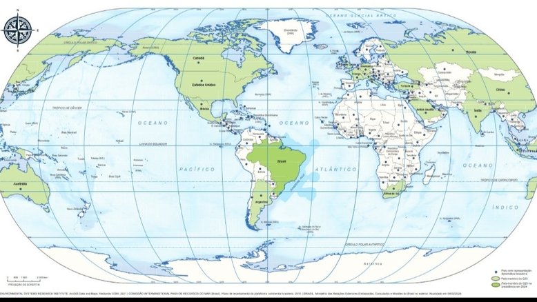 IBGE lança novo atlas e coloca Brasil no centro do mapa-múndi