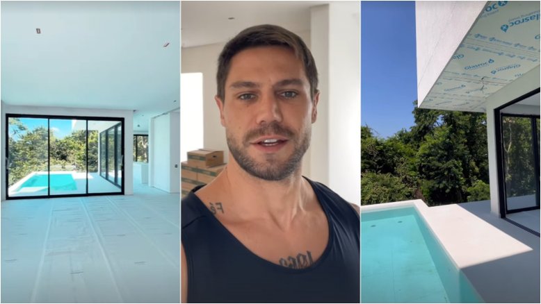 Jonas Sulzbach apresenta detalhes de sua mansão luxuosa construída com a ex, Mari Gonzalez