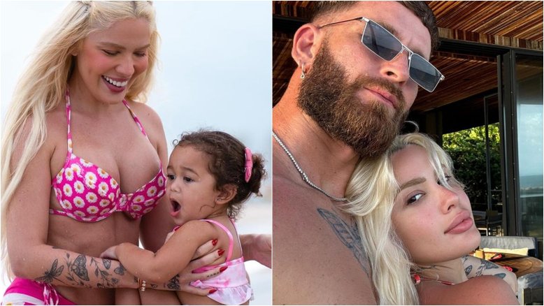Filha de Militão encanta web ao cair no choro com saudades de Léo Pereira, namorado de Karoline Lima