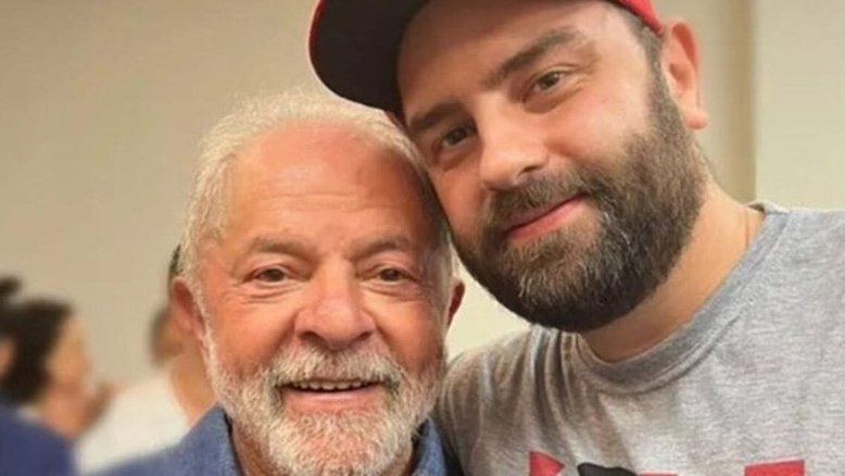 Lula e seu filho, acusado de agredir ex-namorada