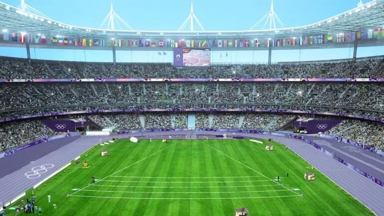 Pista de atletismo será roxa e projetada com foco em quebra de recordes