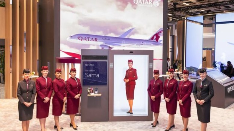 Qatar Airways cria primeiro comissário de bordo com IA: ‘Acessível e amigável’