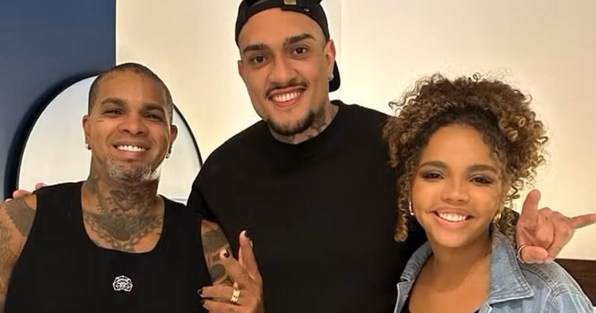 Eliminado do ‘BBB24’, MC Bin Laden reencontra Pitel e Rodriguinho