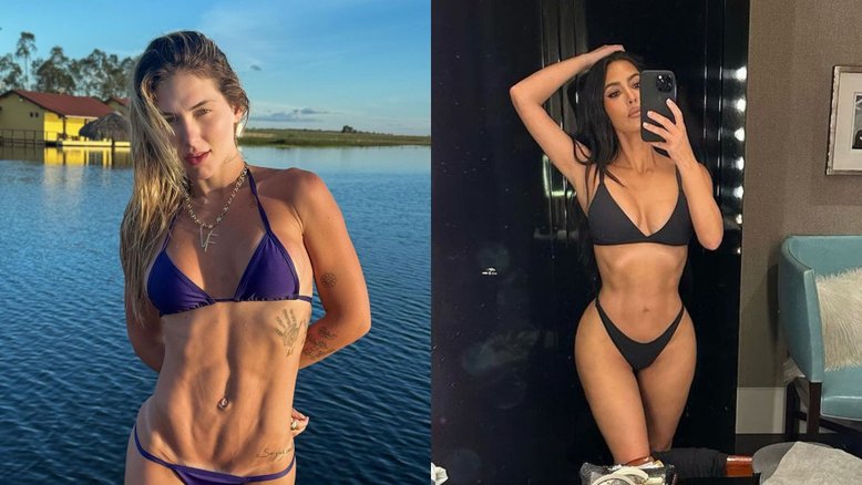 Virginia Fonseca e Kim Kardashian