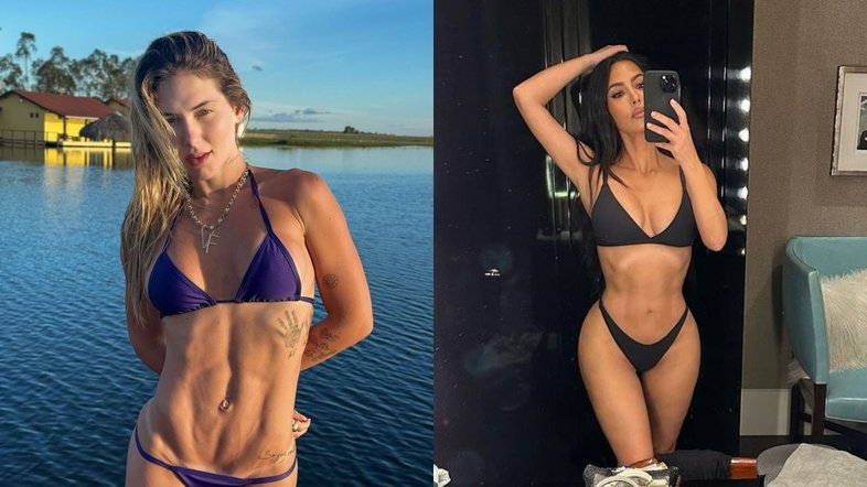 Virginia Fonseca e Kim Kardashian