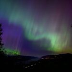 Fotos: auroras boreais são registradas em vários países após tempestade solar