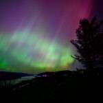 Fotos: auroras boreais são registradas em vários países após tempestade solar