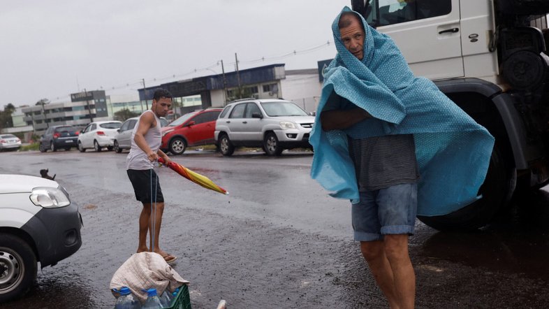 Defesa Civil alerta para volumes altos de chuva no RS