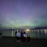 Fotos: auroras boreais são registradas em vários países após tempestade solar