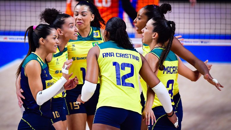 Seleção brasileira feminina de vôlei bate Holanda e conquista sexta vitória na Liga das Nações