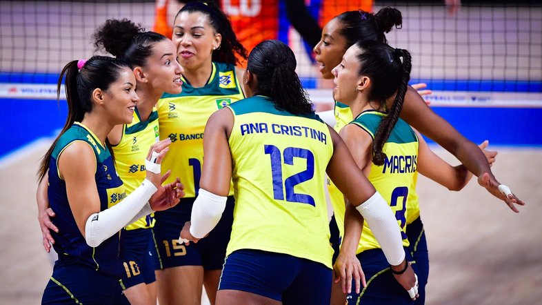 Seleção brasileira feminina de vôlei bate Holanda e conquista sexta vitória na Liga das Nações