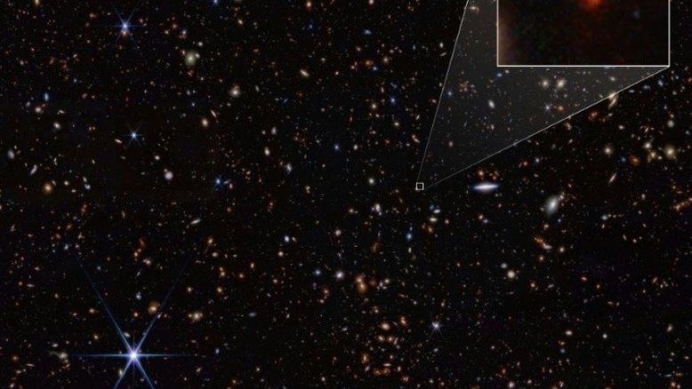 Telescópio James Webb bate novo recorde ao encontrar galáxia mais distante já descoberta
