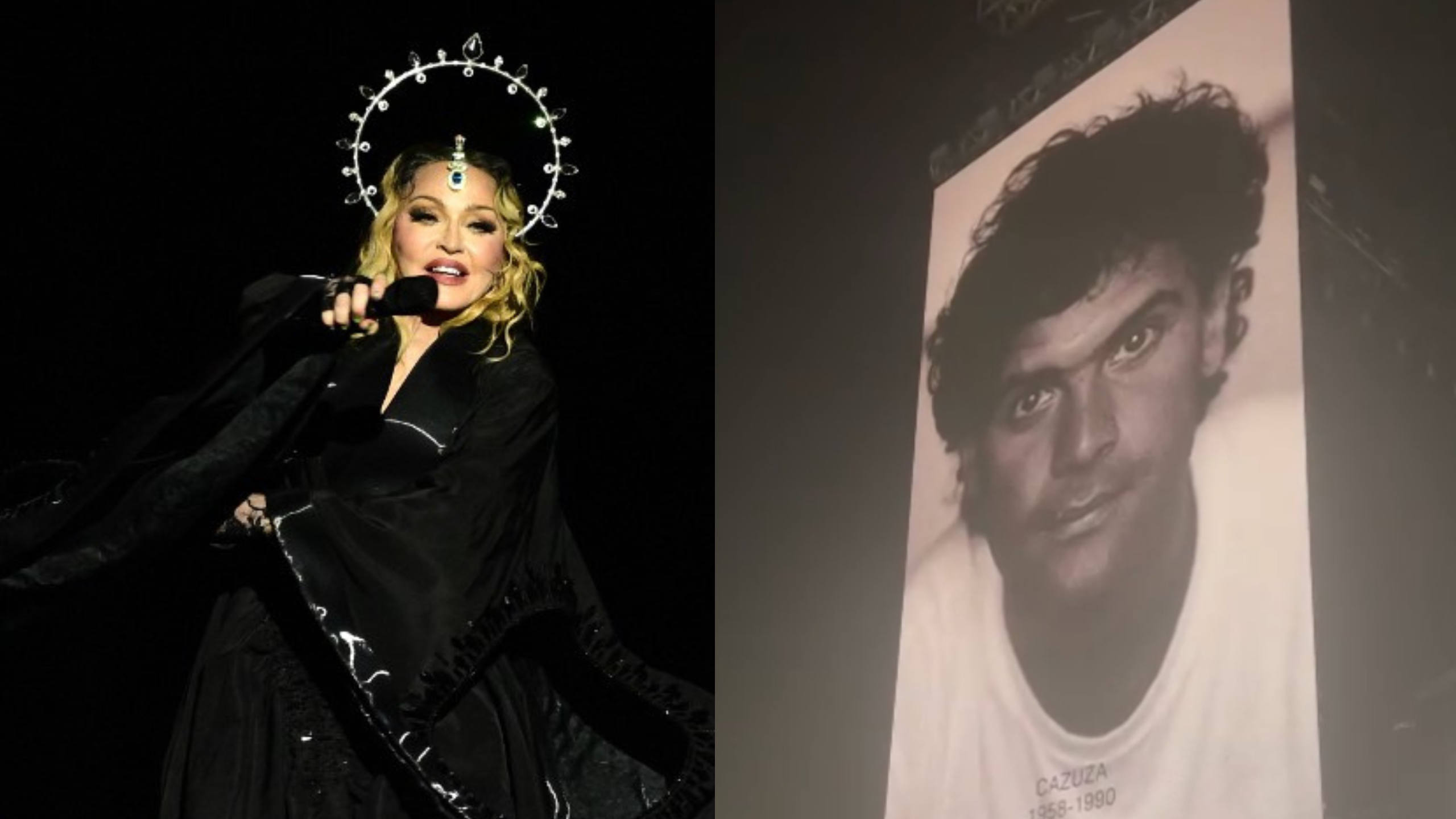 Madonna compartilha imagem de Cazuza durante homenagem