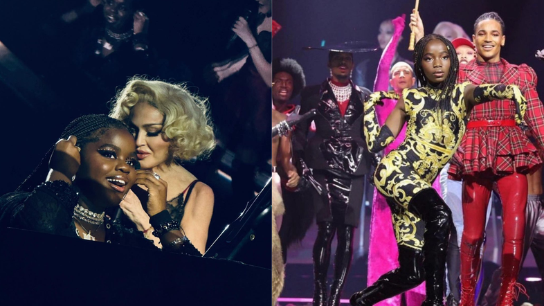 Filhas da Madonna participaram do show no Brasil