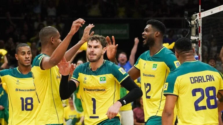 Itália e Brasil se enfrentarão no vôlei masculino das Olimpíadas