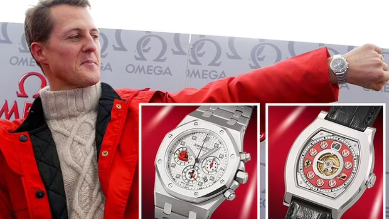 Relógios de Schumacher são vendidos em leilão por mais de US$ 4 milhões