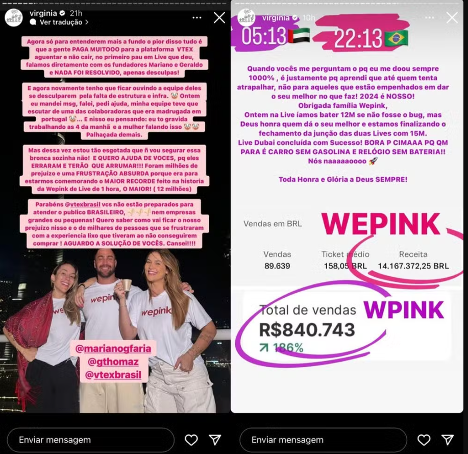 Virginia Fonseca comemora faturamento de R$ 15 milhões em live shop 2 Virginia Fonseca comemora faturamento de R$ 15 milhões em live shop