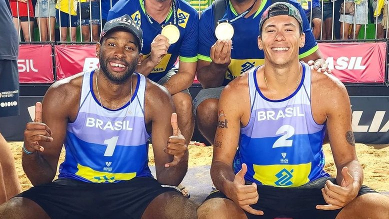 Evandro e Arthur celebram vaga em Paris-2024