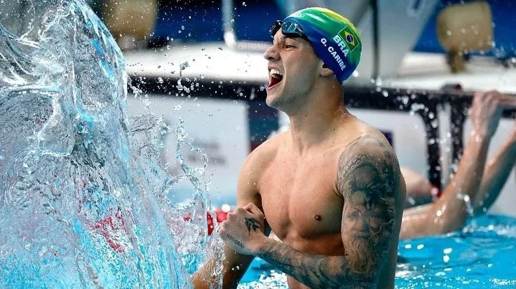 Guilherme Caribé será um dos representantes do Brasil na natação em Paris-2024